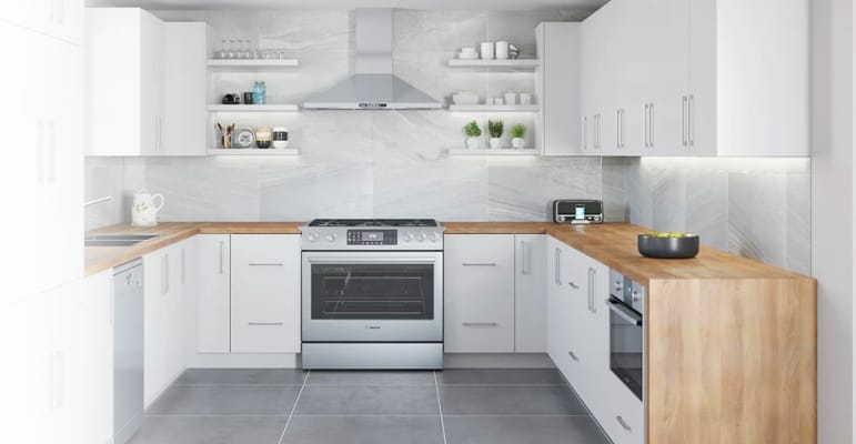White Shaker Kitchen Cabinets