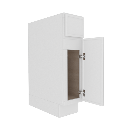 Ethereal White Micro Shaker Base Cabinet with 1 Door