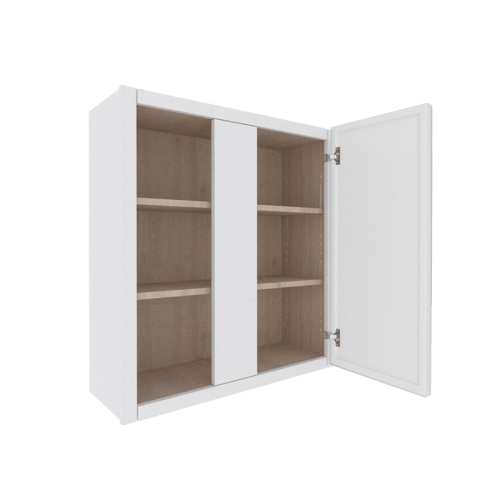Ethereal White Micro Shaker Wall Blind Corner Cabinet