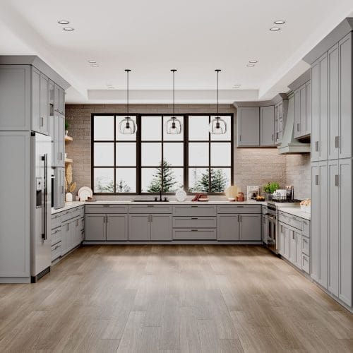 Prestigious Shaker Grey Kitchen Cabinets