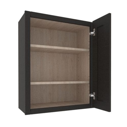 Refined Modern Slate Shaker Wall Cabinet with 1 Door