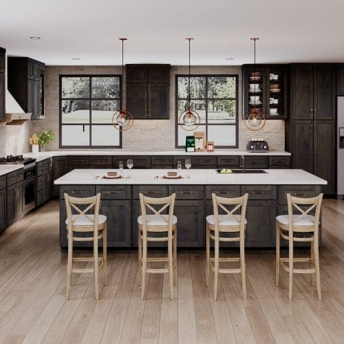 Refined Shaker Modern Slate Kitchen Cabinets