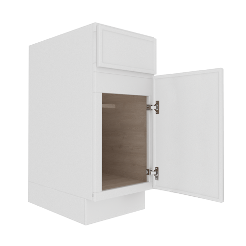 Ethereal White Micro Shaker Base Cabinet with 1 Door