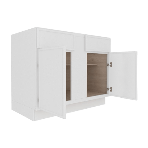 Ethereal White Micro Shaker Base Cabinet with 1 Door