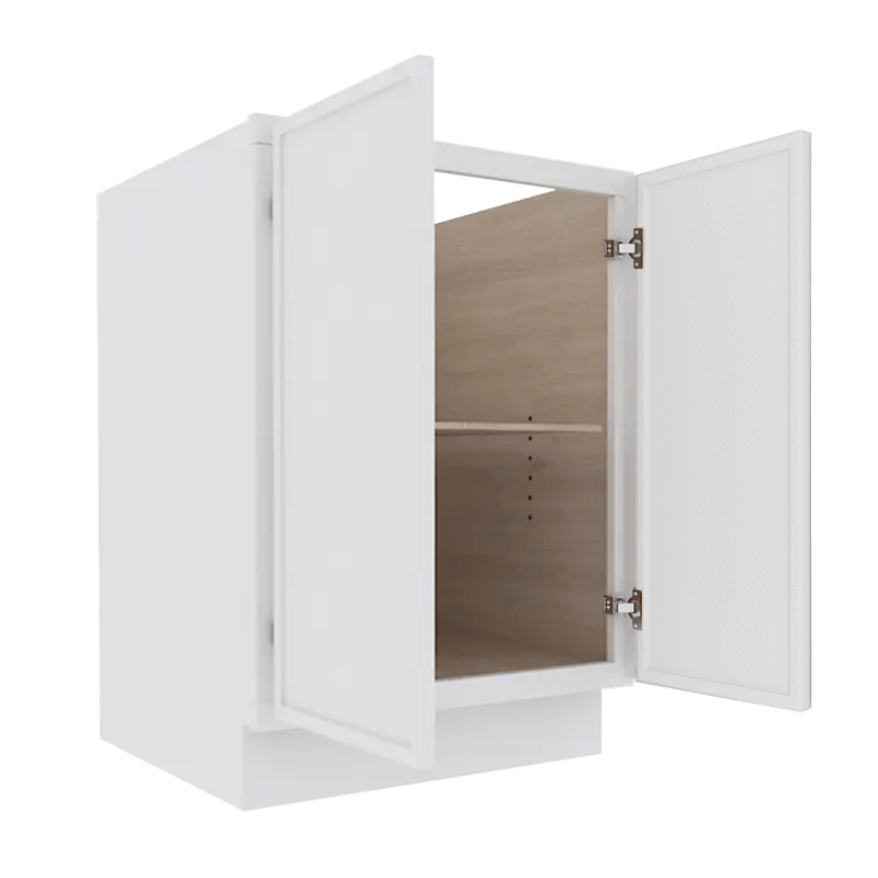 Ethereal White Micro Shaker Base Cabinet with 1 Door