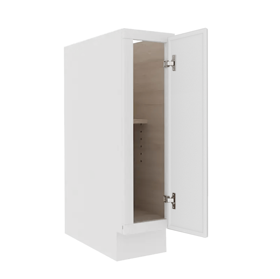 Ethereal White Micro Shaker Base Cabinet with 1 Full Height Door