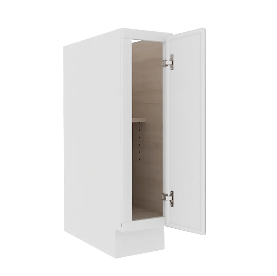 Ethereal White Micro Shaker Base Cabinet with 1 Full Height Door