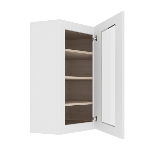 Ethereal White Micro Shaker Vanity Countertop Linen Cabinet