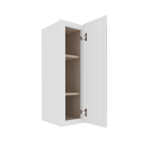 Ethereal White Micro Shaker Vanity Countertop Linen Cabinet