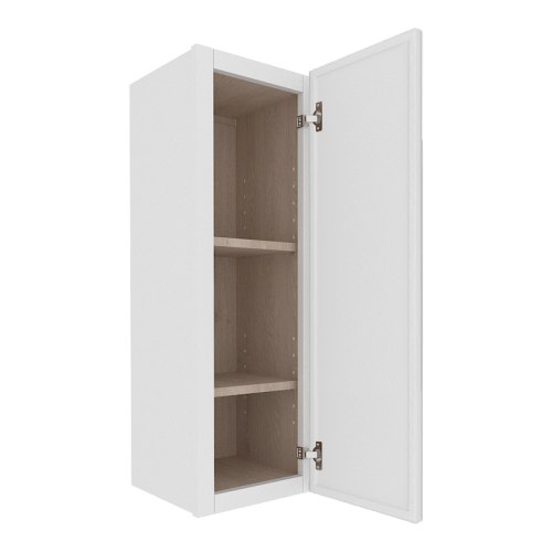 Ethereal White Micro Shaker Vanity Countertop Linen Cabinet