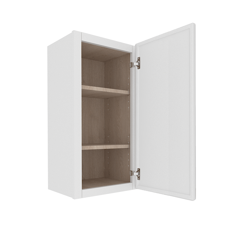 Ethereal White Micro Shaker Vanity Countertop Linen Cabinet