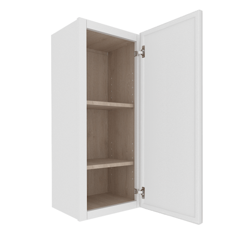 Ethereal White Micro Shaker Vanity Countertop Linen Cabinet
