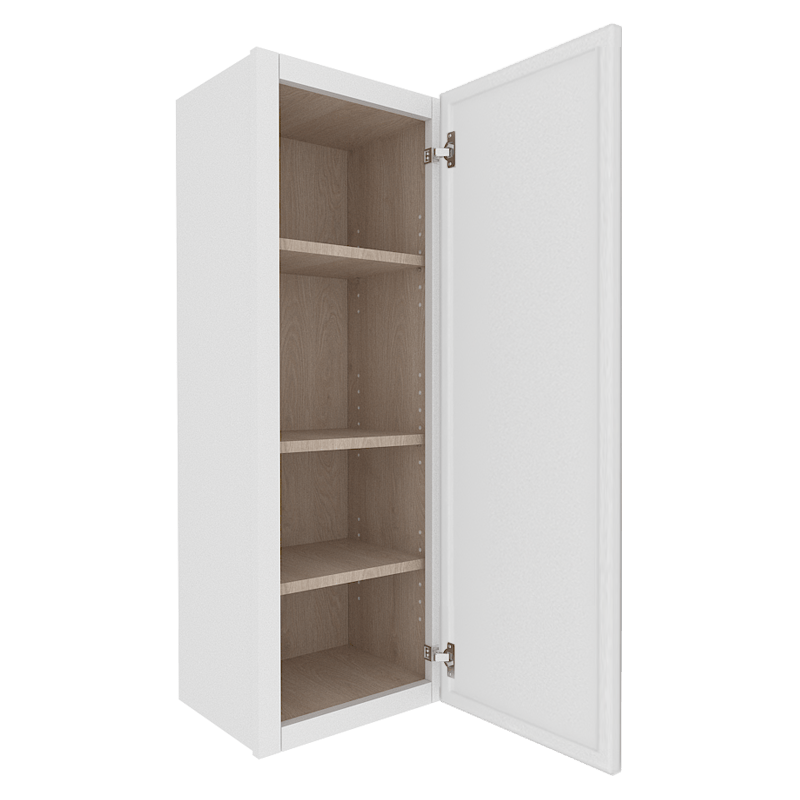Ethereal White Micro Shaker Vanity Countertop Linen Cabinet