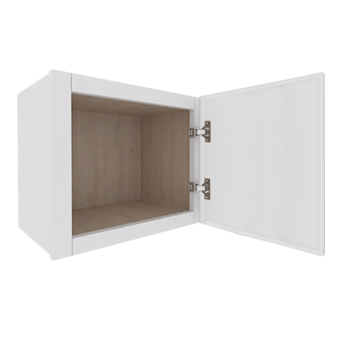 Ethereal White Micro Shaker Vanity Countertop Linen Cabinet