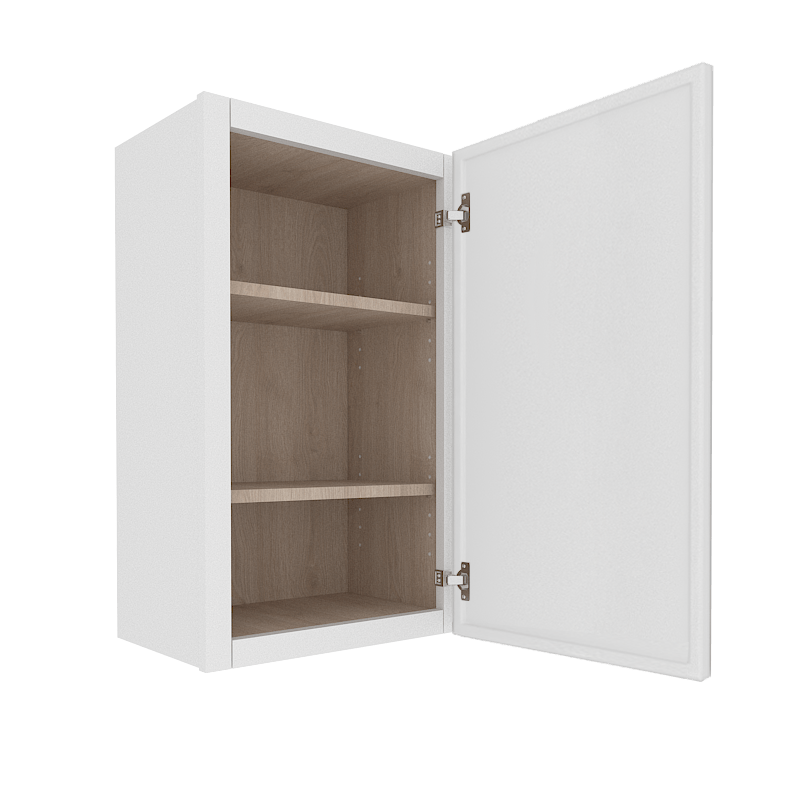 Ethereal White Micro Shaker Vanity Countertop Linen Cabinet
