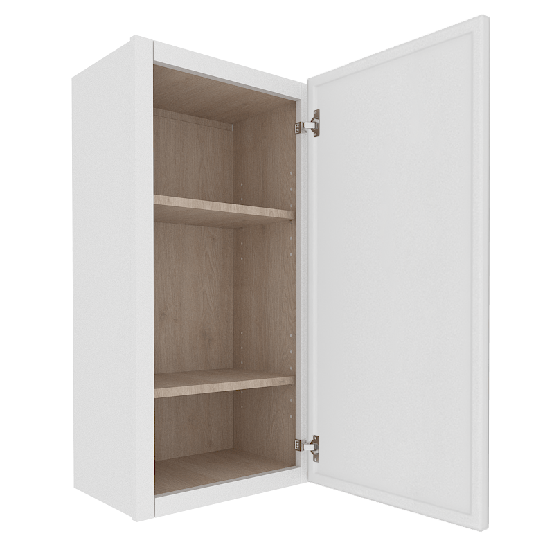 Ethereal White Micro Shaker Vanity Countertop Linen Cabinet