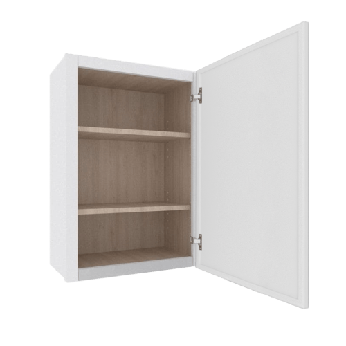 Ethereal White Micro Shaker Vanity Countertop Linen Cabinet