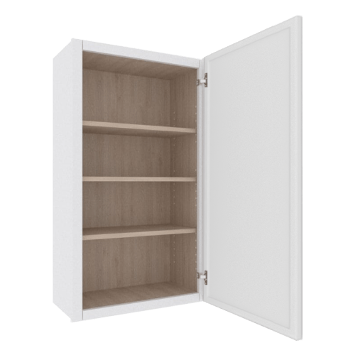 Ethereal White Micro Shaker Vanity Countertop Linen Cabinet