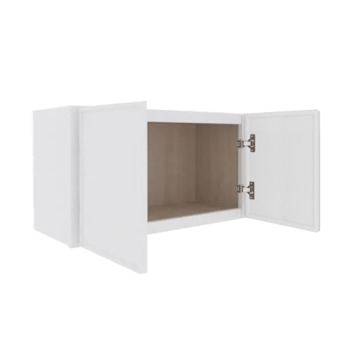 Ethereal White Micro Shaker Vanity Countertop Linen Cabinet