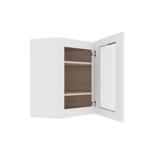 Ethereal White Micro Shaker Vanity Countertop Linen Cabinet