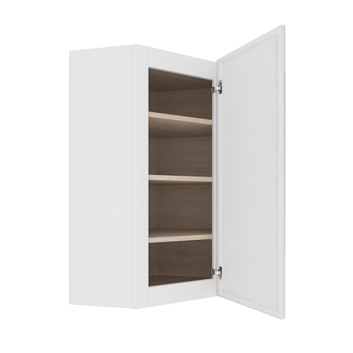 Ethereal White Micro Shaker Vanity Countertop Linen Cabinet