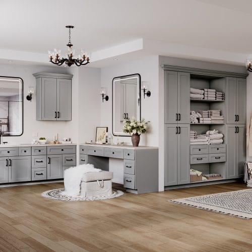 Prestigious Shaker Grey Bathroom Vanities