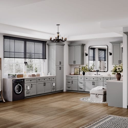 Prestigious Shaker Grey Bathroom Vanities