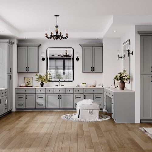 Prestigious Shaker Grey Bathroom Vanities
