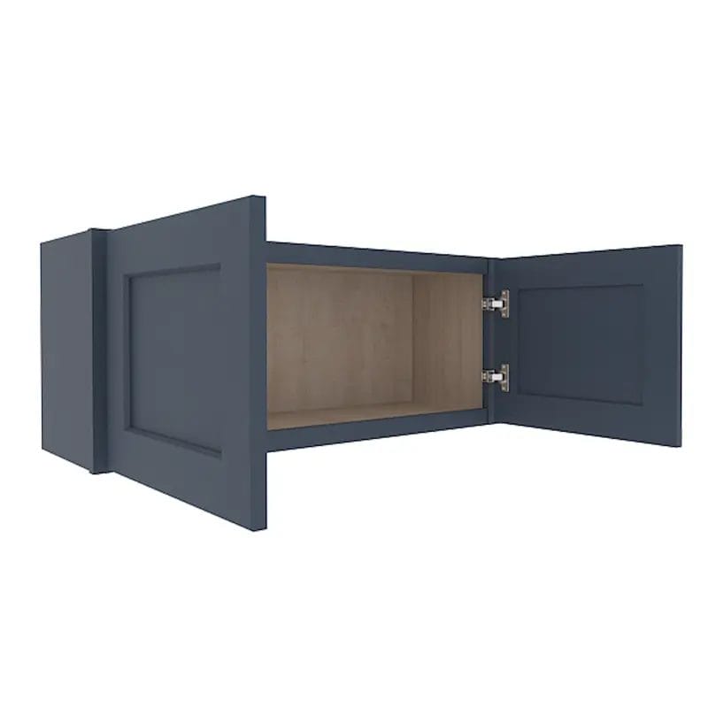 Imperial Midnight Blue Shaker Wall Cabinet with 2 Doors