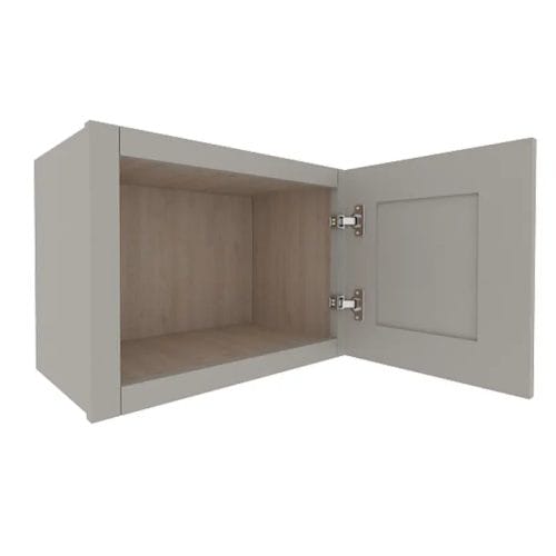 Prestigious Grey Shaker Wall Cabinet with 1 Door