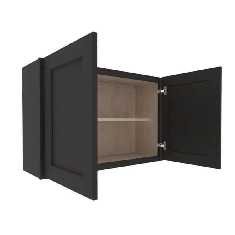 Refined Modern Slate Shaker Wall Cabinet with 2 Doors