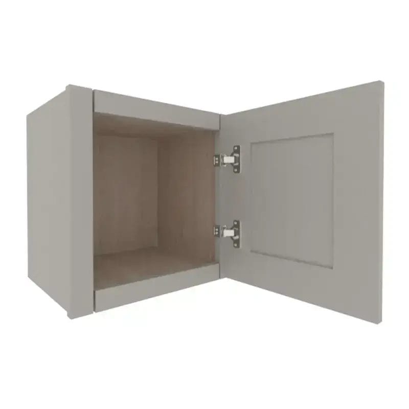 Prestigious Grey Shaker Wall Cabinet with 1 Door