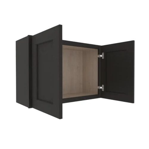 Refined Modern Slate Shaker Wall Cabinet with 2 Doors