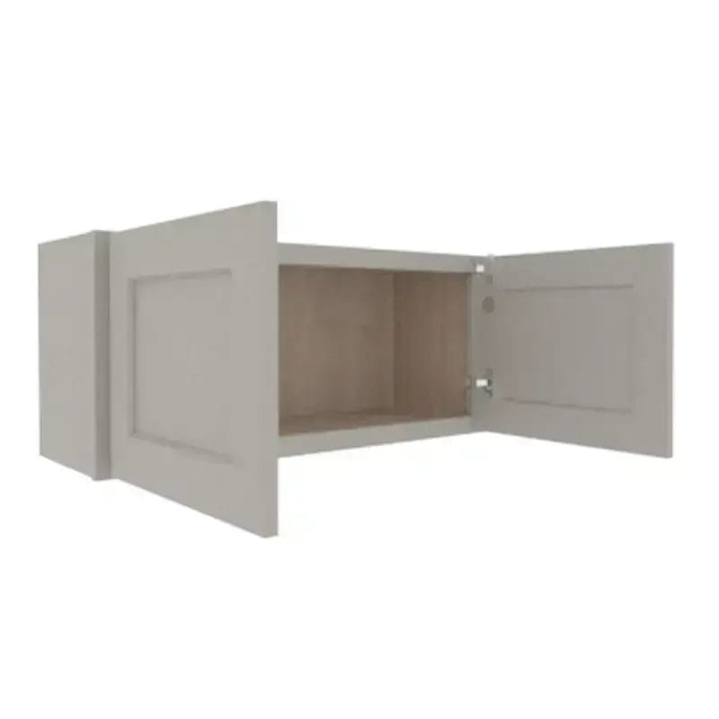 Prestigious Grey Shaker Wall Cabinet with 2 Doors