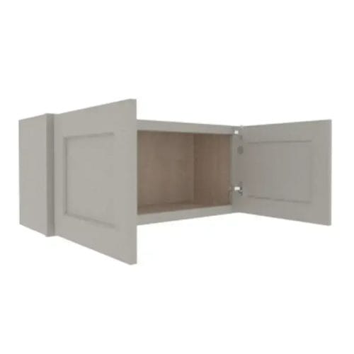 Prestigious Grey Shaker Wall Cabinet with 2 Doors