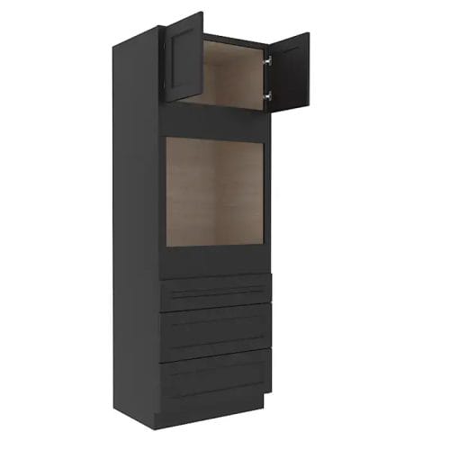 Sovereign Onyx Black Shaker Tall Oven Cabinet