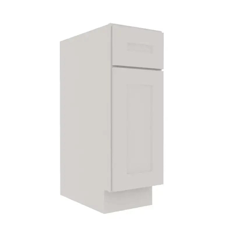 Serene Dove White Shaker Vanity Sink Base Cabinet with 1 Door