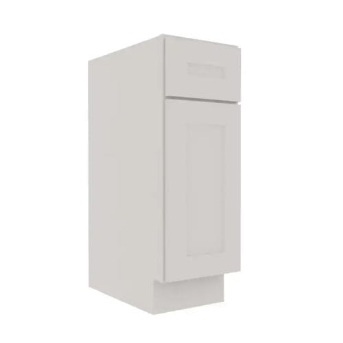 Serene Dove White Shaker Vanity Sink Base Cabinet with 1 Door