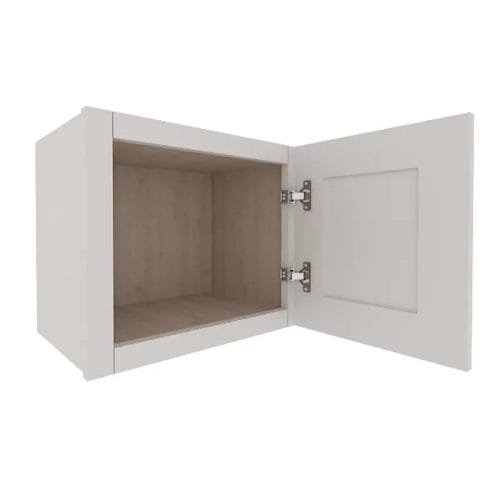 Serene Dove White Shaker Wall Cabinet with 1 Door