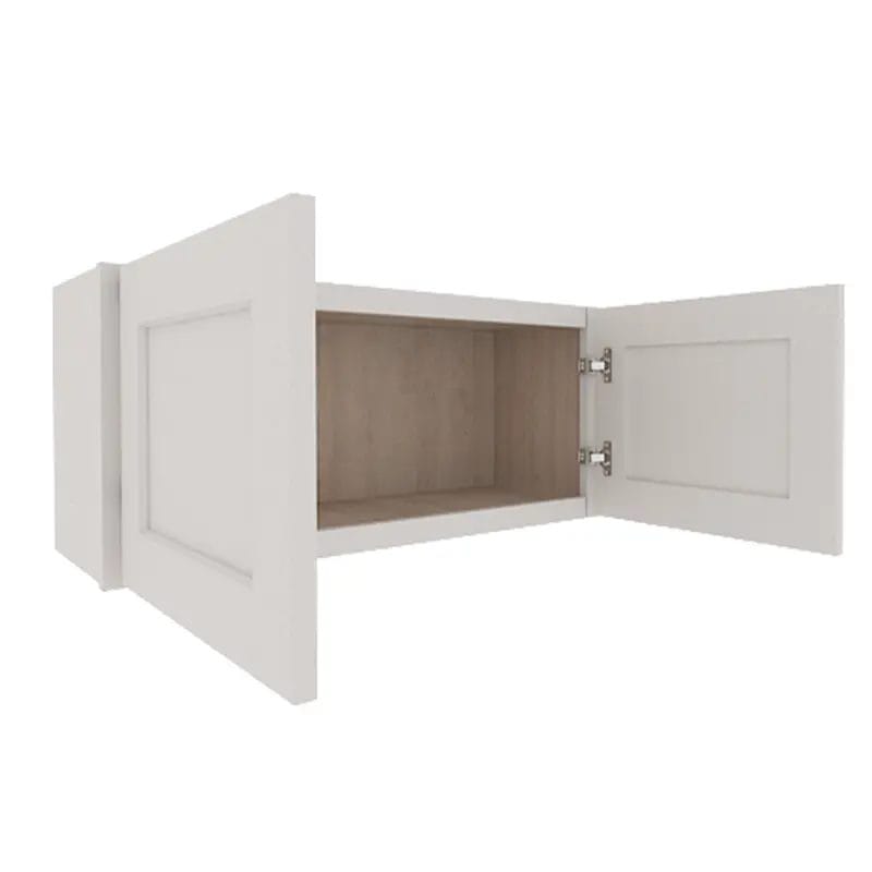 Serene Dove White Shaker Wall Cabinet with 2 Doors