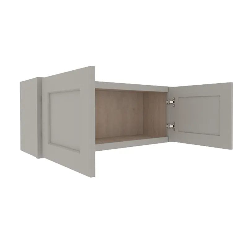 Prestigious Grey Shaker Wall Cabinet with 2 Doors