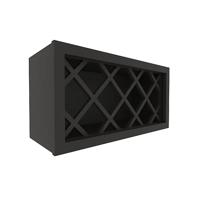 Refined Modern Slate Shaker Wall Wine Rack