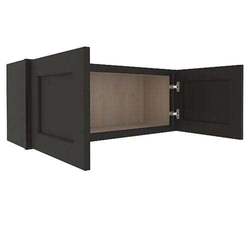Refined Modern Slate Shaker Wall Cabinet with 2 Doors