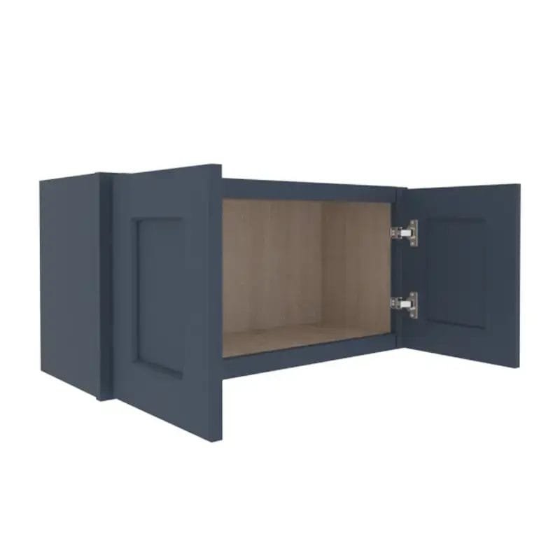 Imperial Midnight Blue Shaker Wall Cabinet with 2 Doors