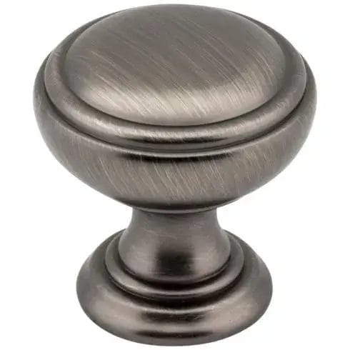 Refined Traditional Metal 1-1/4″ Cabinet Knob – Brushed Pewter