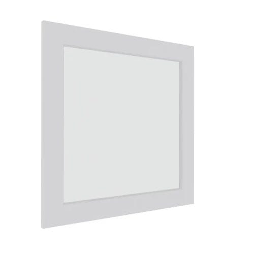 Opulent White Shaker Mirror