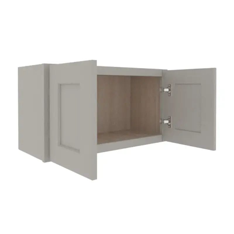 Prestigious Grey Shaker Wall Cabinet with 2 Doors