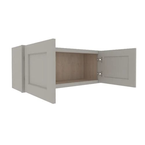 Prestigious Grey Shaker Wall Cabinet with 2 Doors