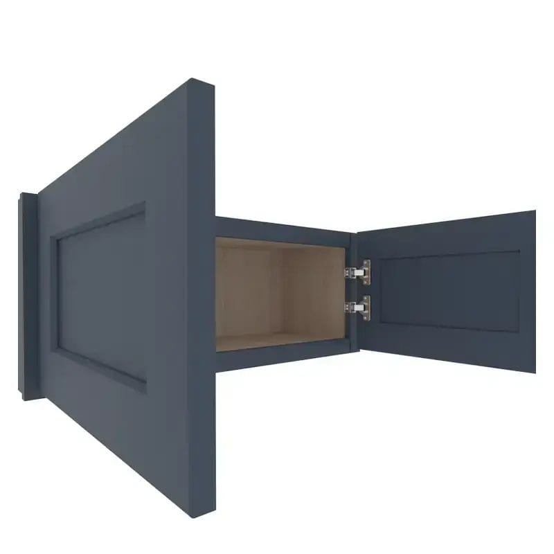 Imperial Midnight Blue Shaker Wall Cabinet with 2 Doors