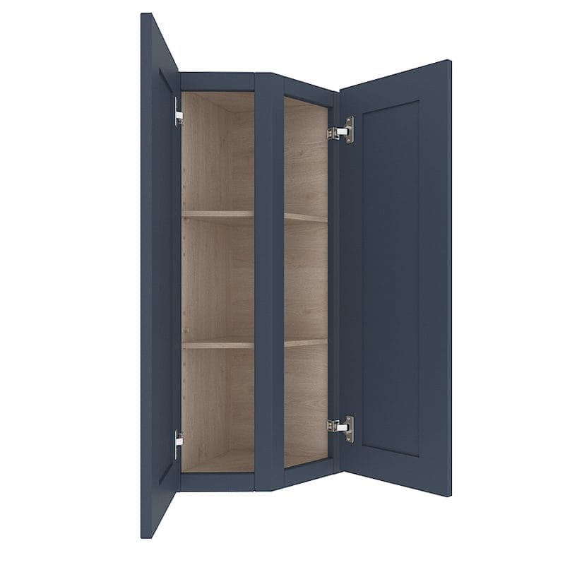 Imperial Midnight Blue Shaker Wall End Cabinet